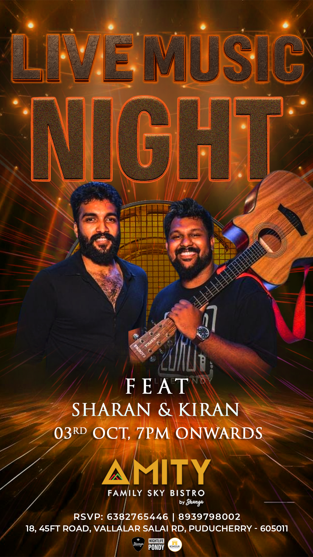 Live Music Night - Amity Sky Bistro
