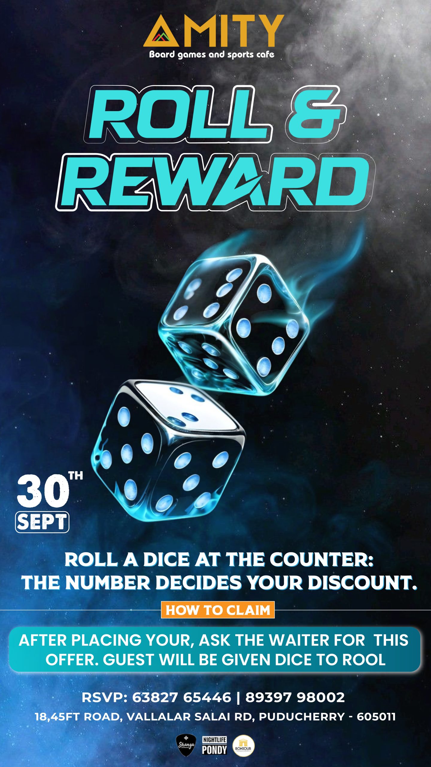 Roll and Reward - Amity Sports Cafe