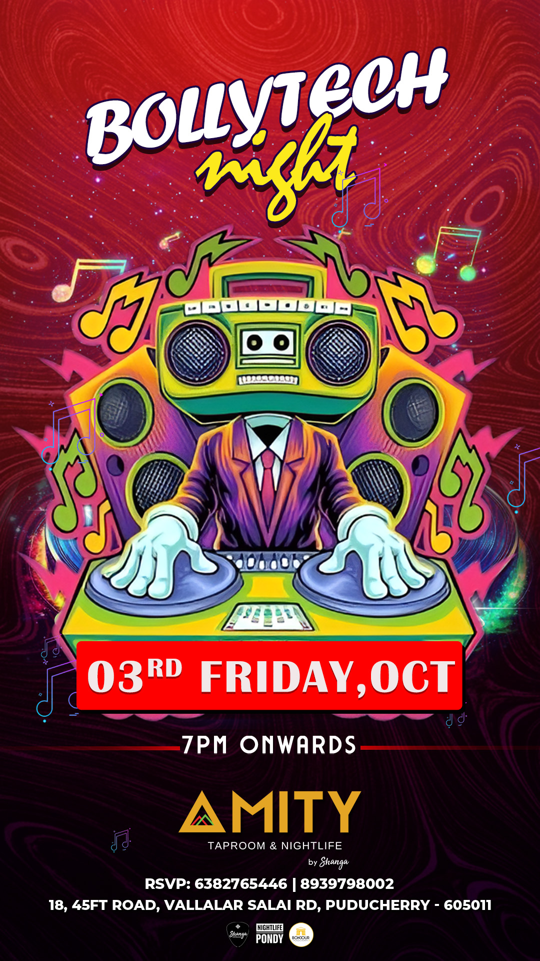 Bollytech Night - Amity Nightlife