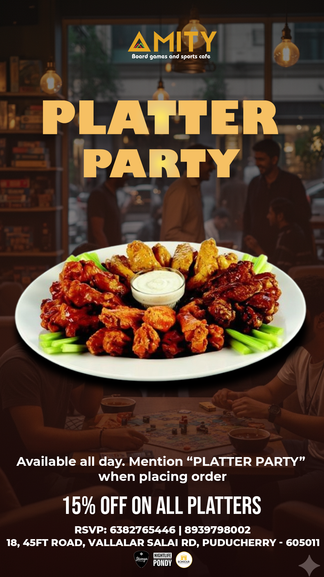 Platter Party - Amity Sports Cafe