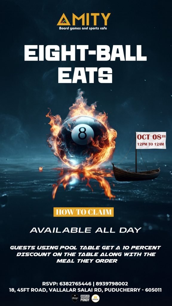 Eight Ball Eats - Amity Sports Cafe