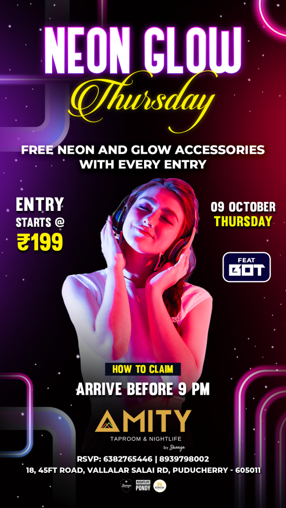Neon Glow Thursday - Amity Nightlife