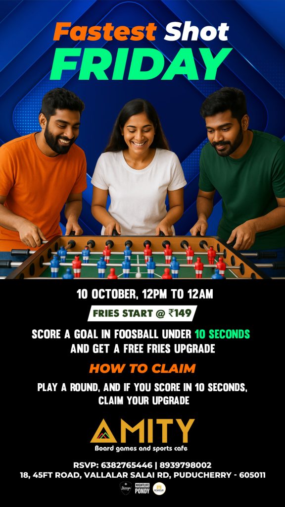 Fastest Shot Friday - Amity Sports Cafe