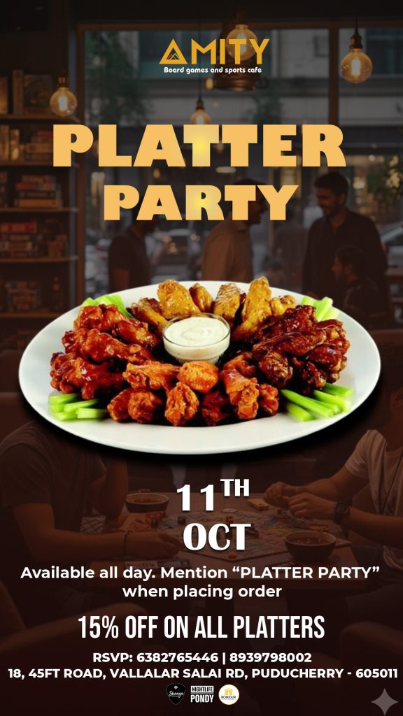 Platter Party - Amity Sports Cafe